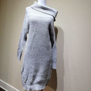 FAY- Sweater Dress in Gray, size M/L